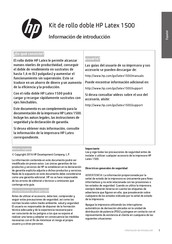 HP Latex 1500 Información De Introducción