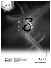 CID CRE8 Manual De Instrucciones