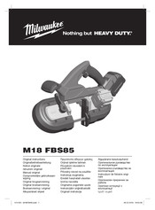 Milwaukee M18 FBS85-202C Manual Original