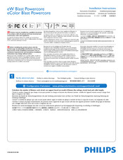 Philips eW Blast Powercore Instrucciones De Instalación