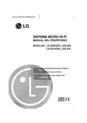 LG LX-221A El Manual Del Propietario