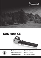 Garland GAS 409 XE-V20 Manual De Instrucciones