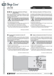 Monacor International 21.2240 Manual De Instrucciones