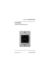 Grundfos IO 50 SQFlex Instrucciones De Instalación Y Funcionamiento