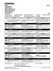 Siemens SIRIUS 3RV29 Serie Instructivo