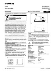 Siemens 3ZX1012-0SE22-0AA1 Manual De Instrucciones