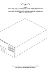 NAIM DAC-V1 Guia De Inicio Rapido