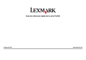 Lexmark Pro910 Serie Guía De Referencia Rápida