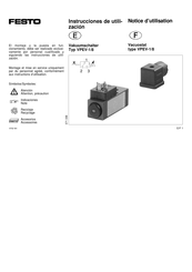 Festo VPEV-1/8 Manual De Instrucciones