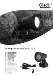 Oase LunAqua Classic LED Set 3 Instrucciones De Uso