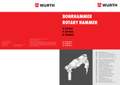 Würth H 24-MLE Traducción Del Manual De Instrucciones De Servicio Original