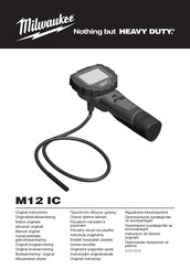 Milwaukee M12 IC Manual Original