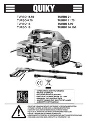 Interpump Group QUIKY TURBO 8.70 Instrucciones Para El Uso