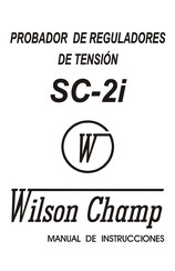 Wilson Champ SC-2i Manual De Instrucciones