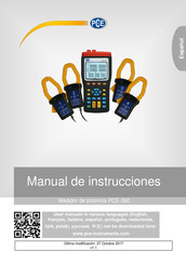 Pce Instruments PCE-360 Manual De Instrucciones