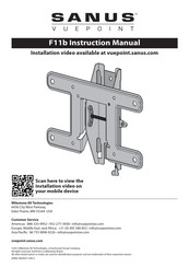 SANUS VuePoint F11b Manual De Instrucciones