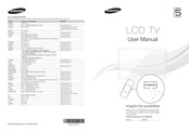 Samsung LE46D551 Manual Del Usuario