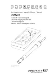 Endress+Hauser COM280 Manual Del Usuario