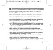 Samsung MD6100 Manual De Instrucciones