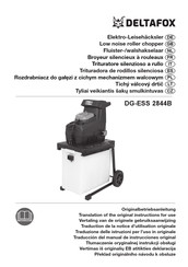 Deltafox DG-ESS 2844B Traducción Del Manual De Instrucciones Original