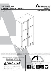 Ameriwood HOME B345278296PCOM01 Manual De Instrucciones