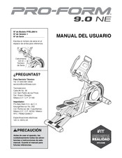 Pro-Form 9.0 NE PFEL29914 Manual Del Usuario