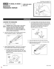 Uline Bostitch H-3534 Manual Del Usuario