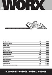 Worx WG204E Traducción De Las Instrucciones Originales