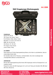 BGS technic 8286 Manual De Instrucciones