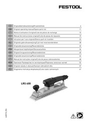Festool LRS 400 Manual De Instrucciones Original/Lista De Piezas De Repuesto