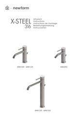 newform X-STEEL 316 69615X Instrucciones