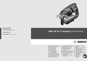 Bosch GBH 36 V-LI PROFESSIONAL Manual Original