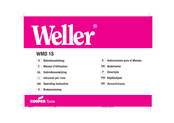 Cooper Tools Weller WMD 1S Instrucciones Para El Manejo