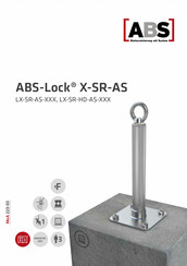 ABS Safety ABS-Lock X-SR-AS Instrucciones De Montaje Y Indicaciones De Seguridad