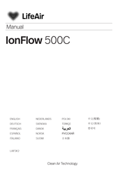 LifeAir IonFlow 500C Manual