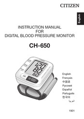 Citizen CH-650 Manual De Instrucciones