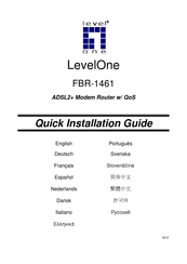 LevelOne FBR-1461 Guía De Instalación Rápida