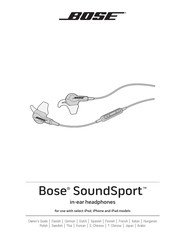 Bose SoundSport Manual De Instrucciones