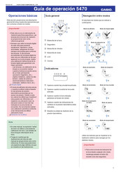 Casio 5470 Guía De Operación