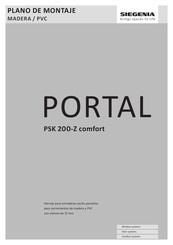 Siegenia PORTAL PSK 200-Z comfort Plano De Montaje
