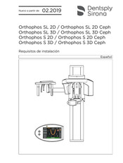 Dentsply Sirona Orthophos S 2D Requisitos De Instalación