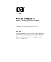 HP xw3100 Guía De Introducción