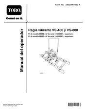 Toro VS-800 Manual Del Operador