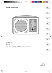 Music Tribe EUROLIVE B205D Guia De Inicio Rapido