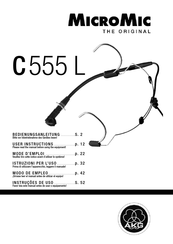 MicroMic C 555L Modo De Empleo