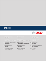 Bosch EPS 100 Manual De Instrucciones