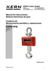 KERN and SOHN HFM 1T0.1 Manual De Instrucciones