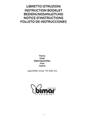 Bimar TO-30A-2L Manual De Instrucciones