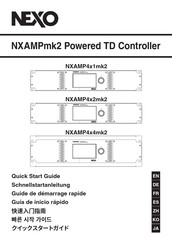 Nexo NXAMP4x4MK2 Guia De Inicio Rapido