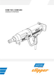 SAINT-GOBAIN NORTON clipper CDM 163 Manual Del Usuario